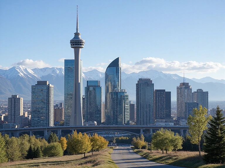 Calgary downtown skyline